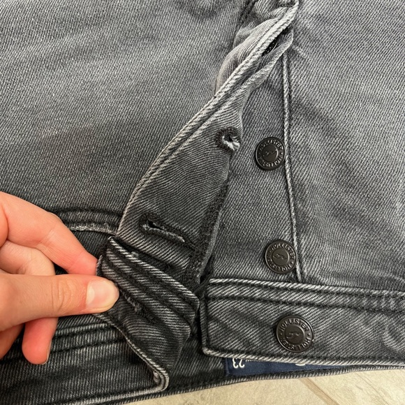 black jean shorts - Picture 2 of 6